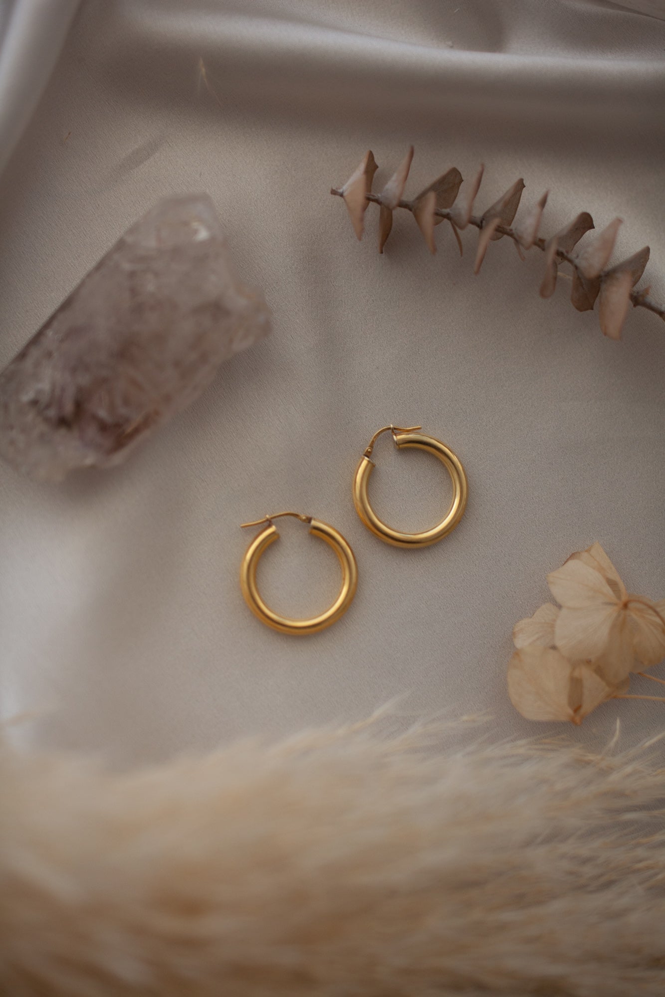 Pisces Hoops Gold