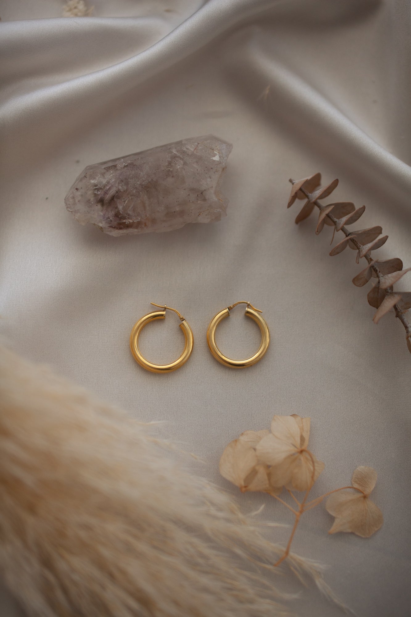 Pisces Hoops Gold