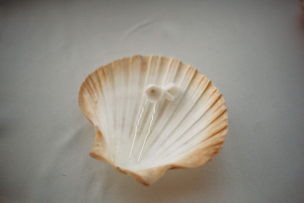 Blossom Porcelain Hair Combs