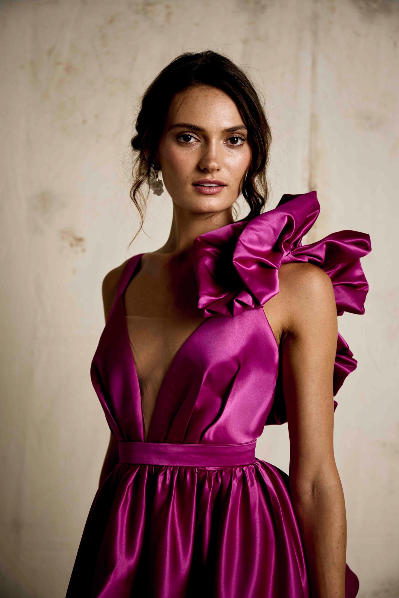 Valencia Party Dress Magenta