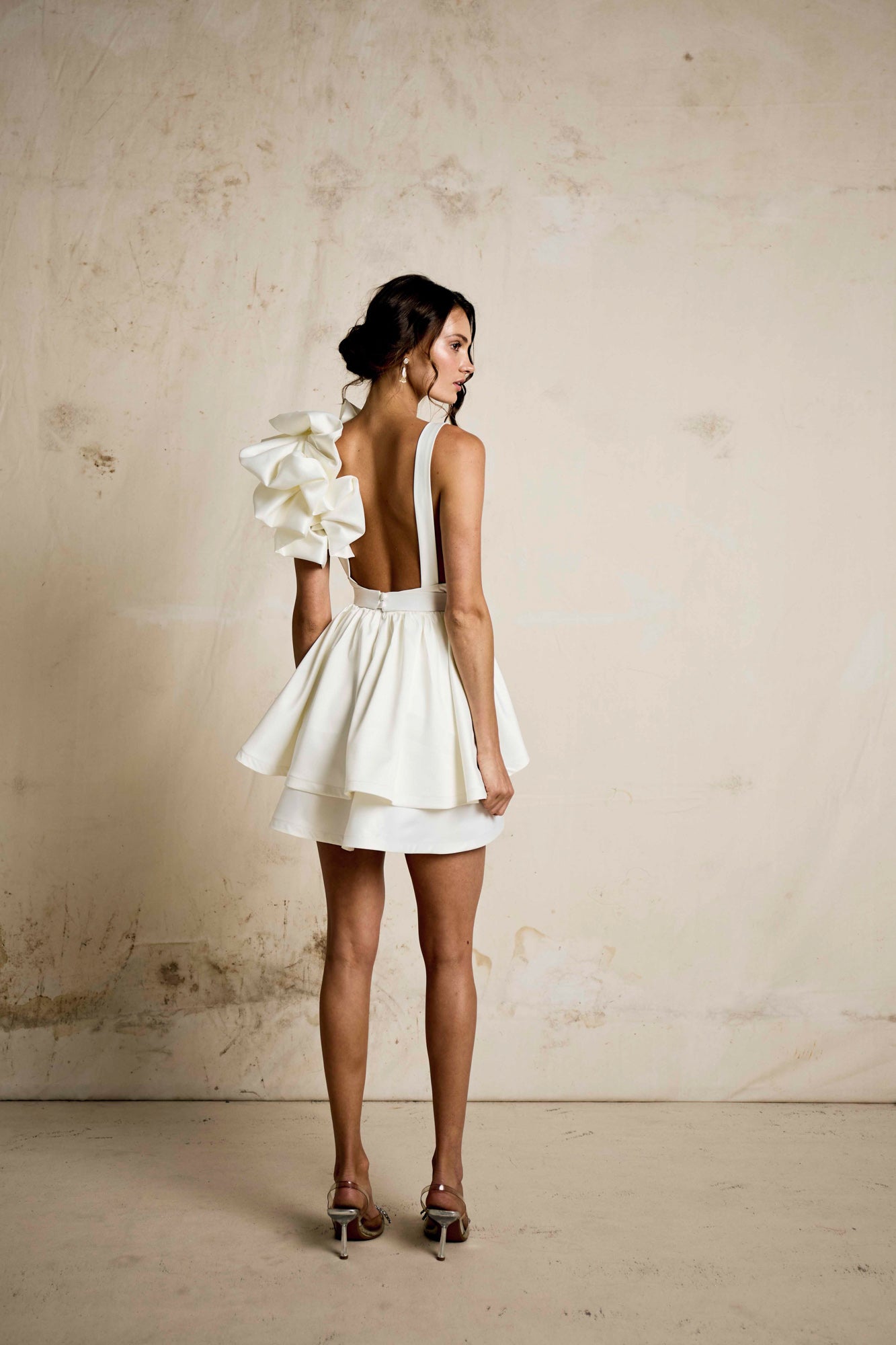 Valencia Party Dress Cream