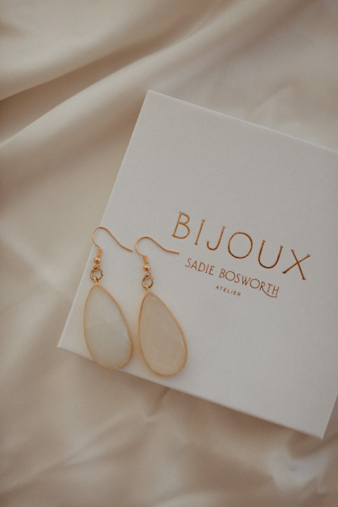 Delilah Chalcedony Stone Earrings