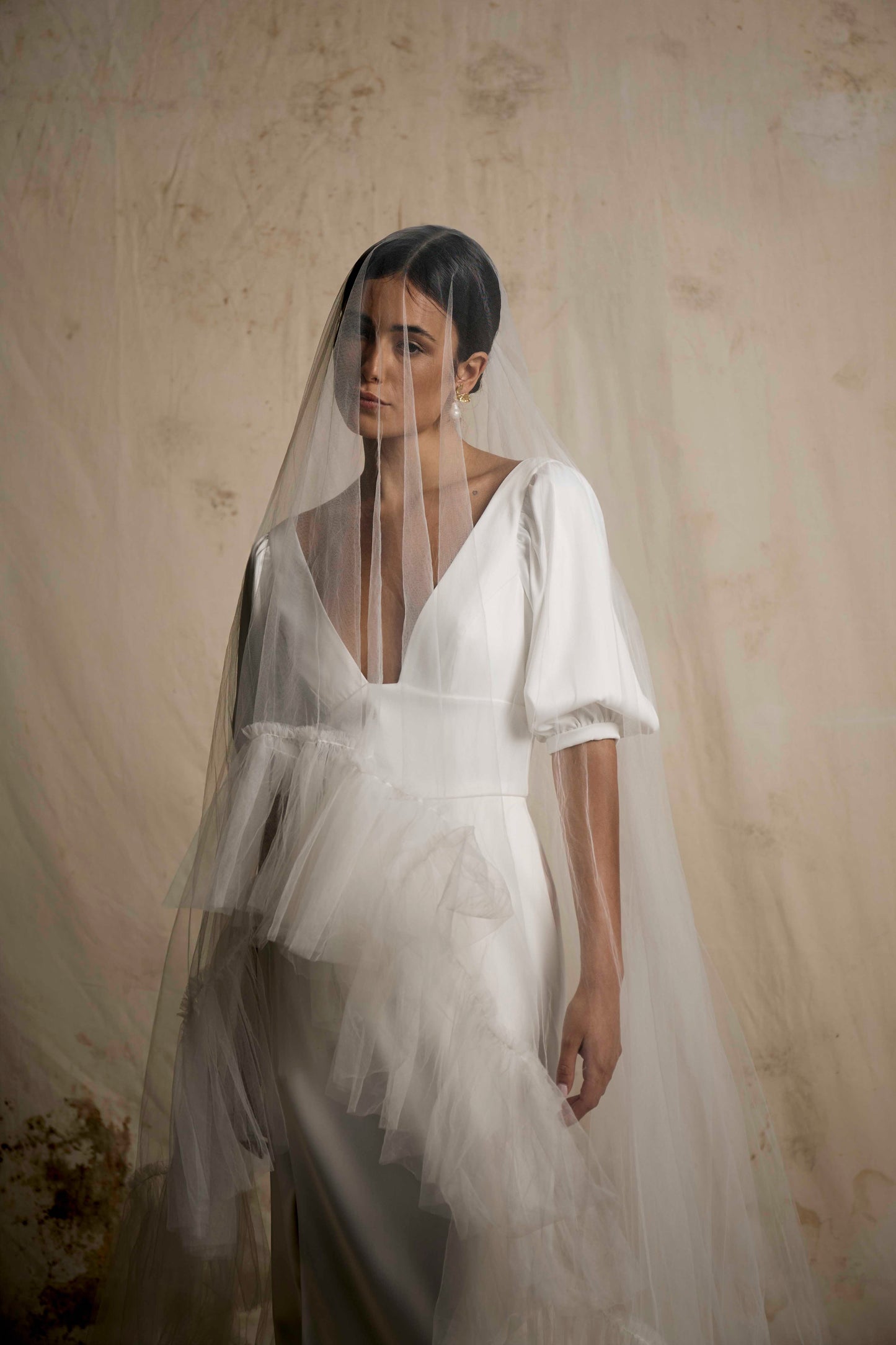 Ruffle Edge Veil