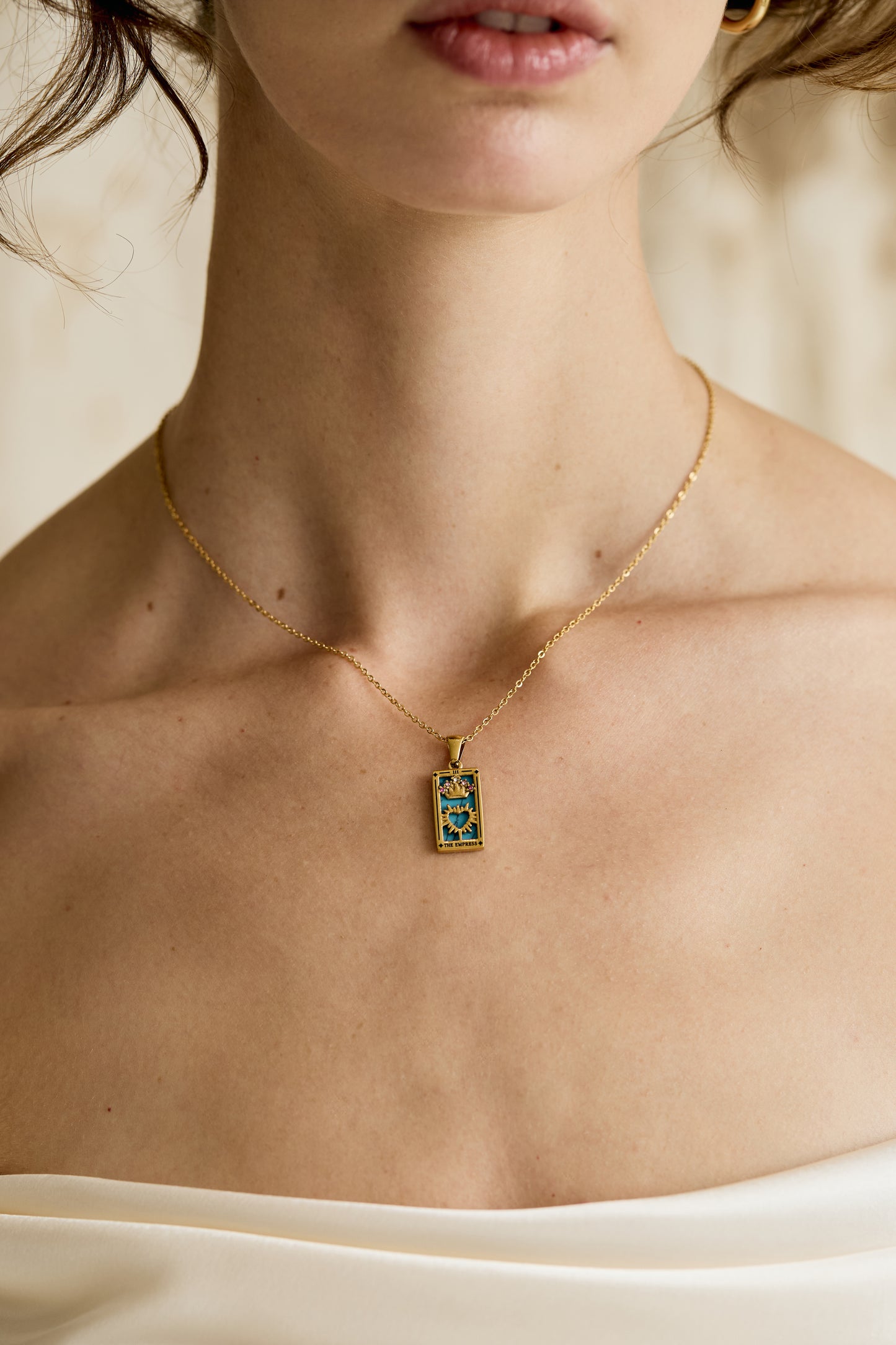 The Empress Tarot Card Necklace