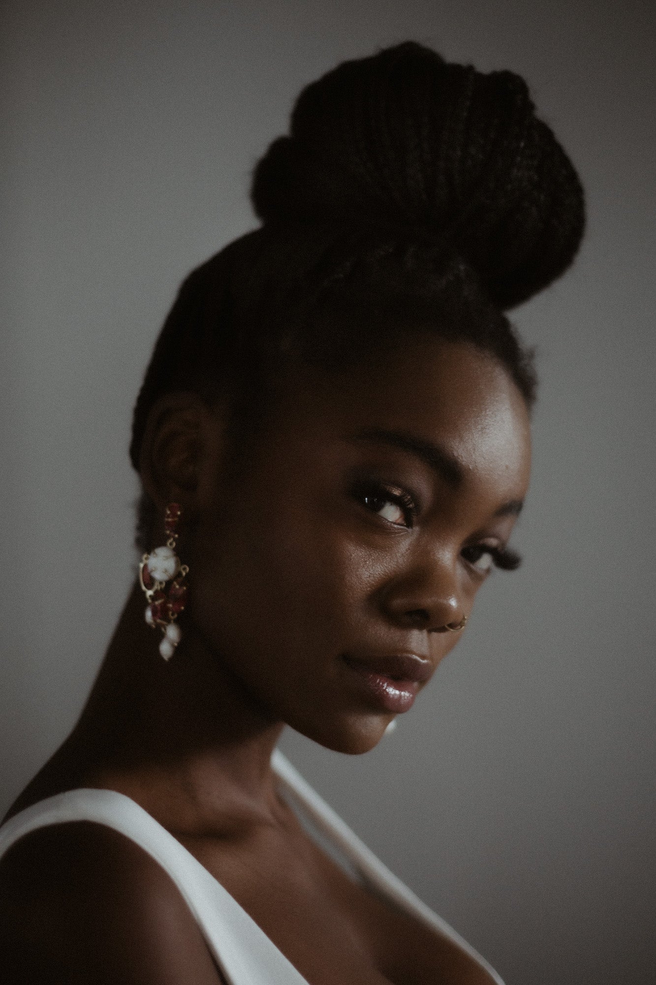 Ara Ruby Earrings | Earrings | Sadie Bosworth Atelier