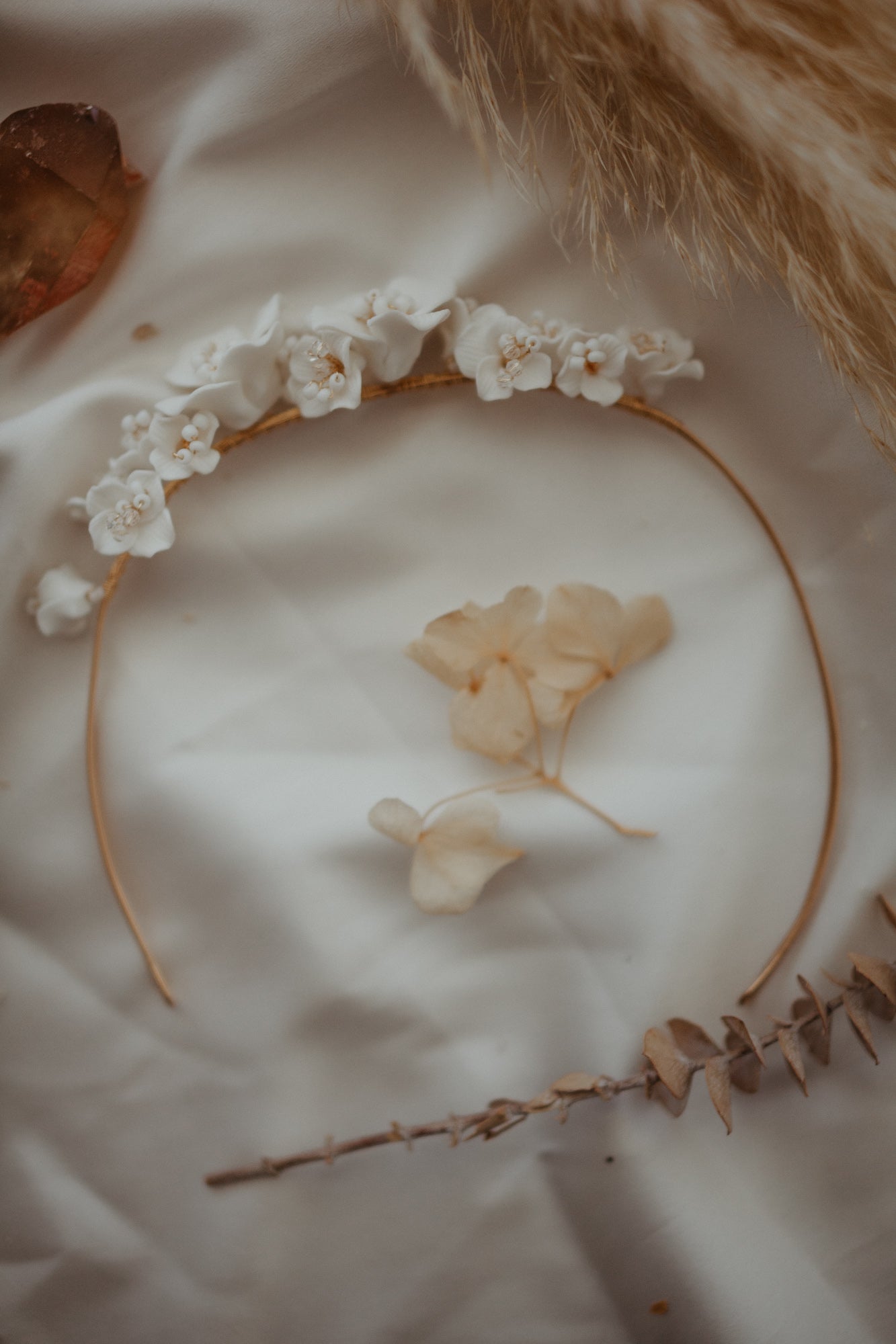 Violet Porcelain Headpiece | Headpiece | Sadie Bosworth Atelier