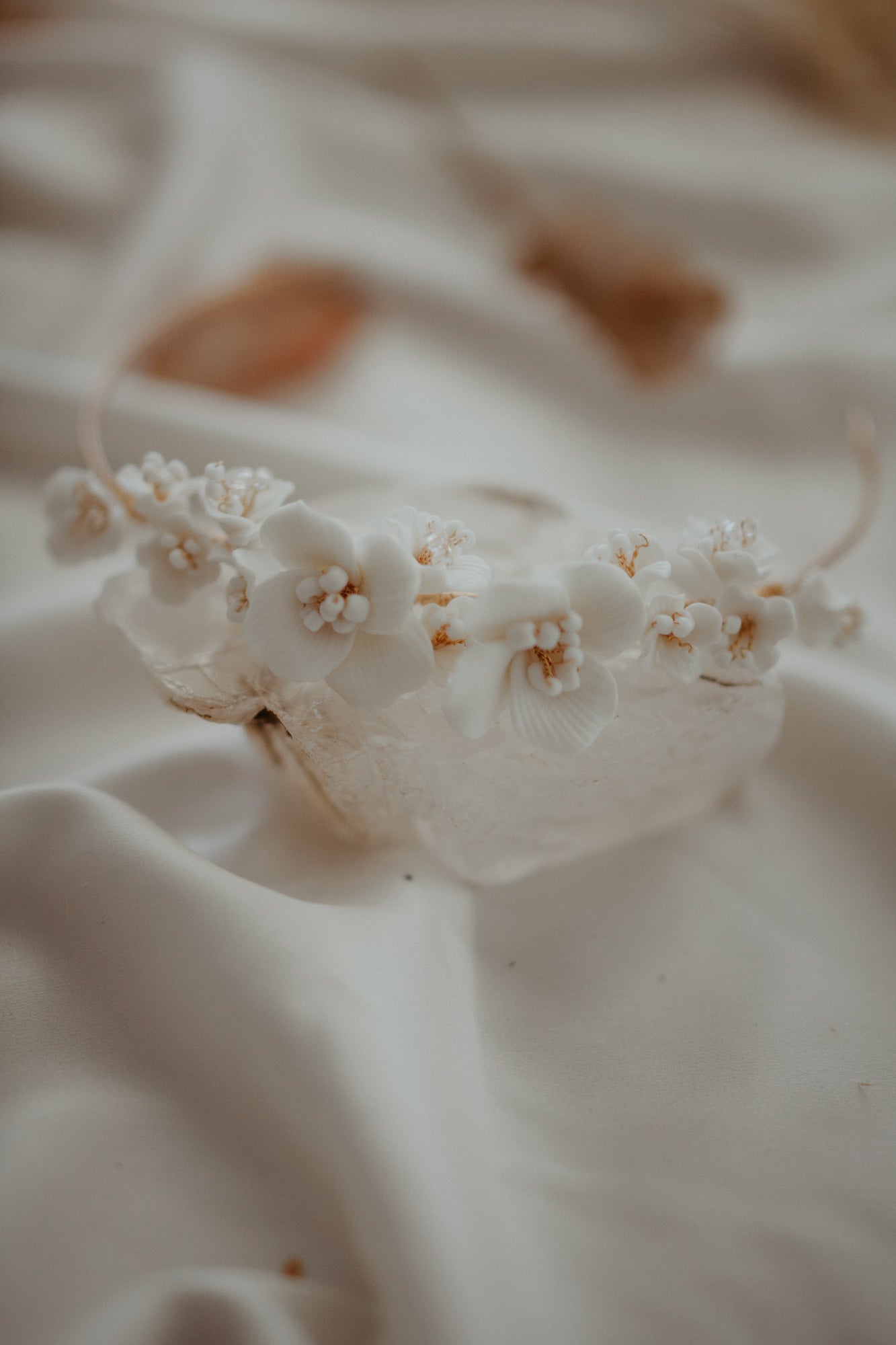 Violet Porcelain Headpiece | Headpiece | Sadie Bosworth Atelier
