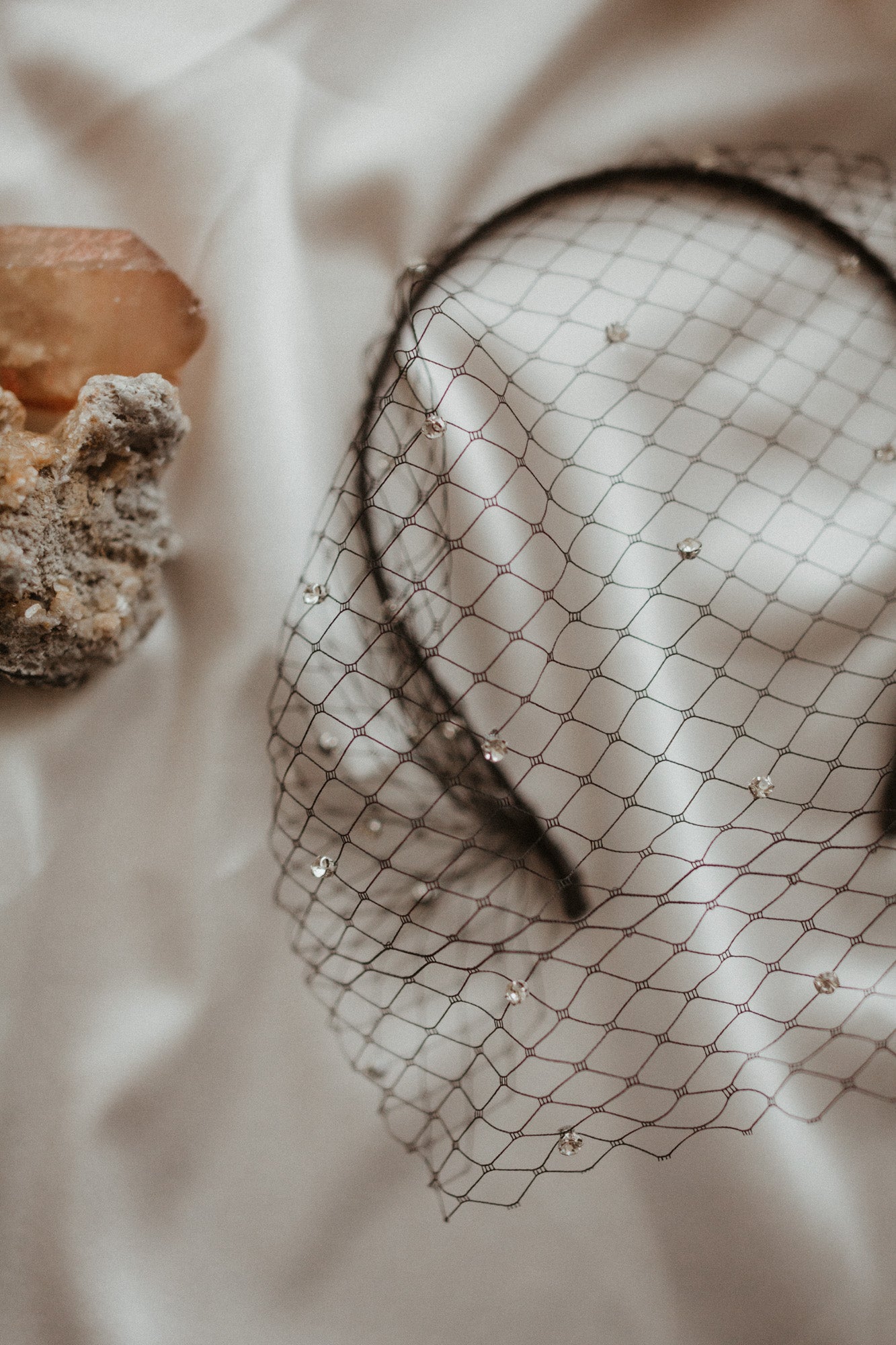 Black Birdcage Veil | Veils | Sadie Bosworth Atelier