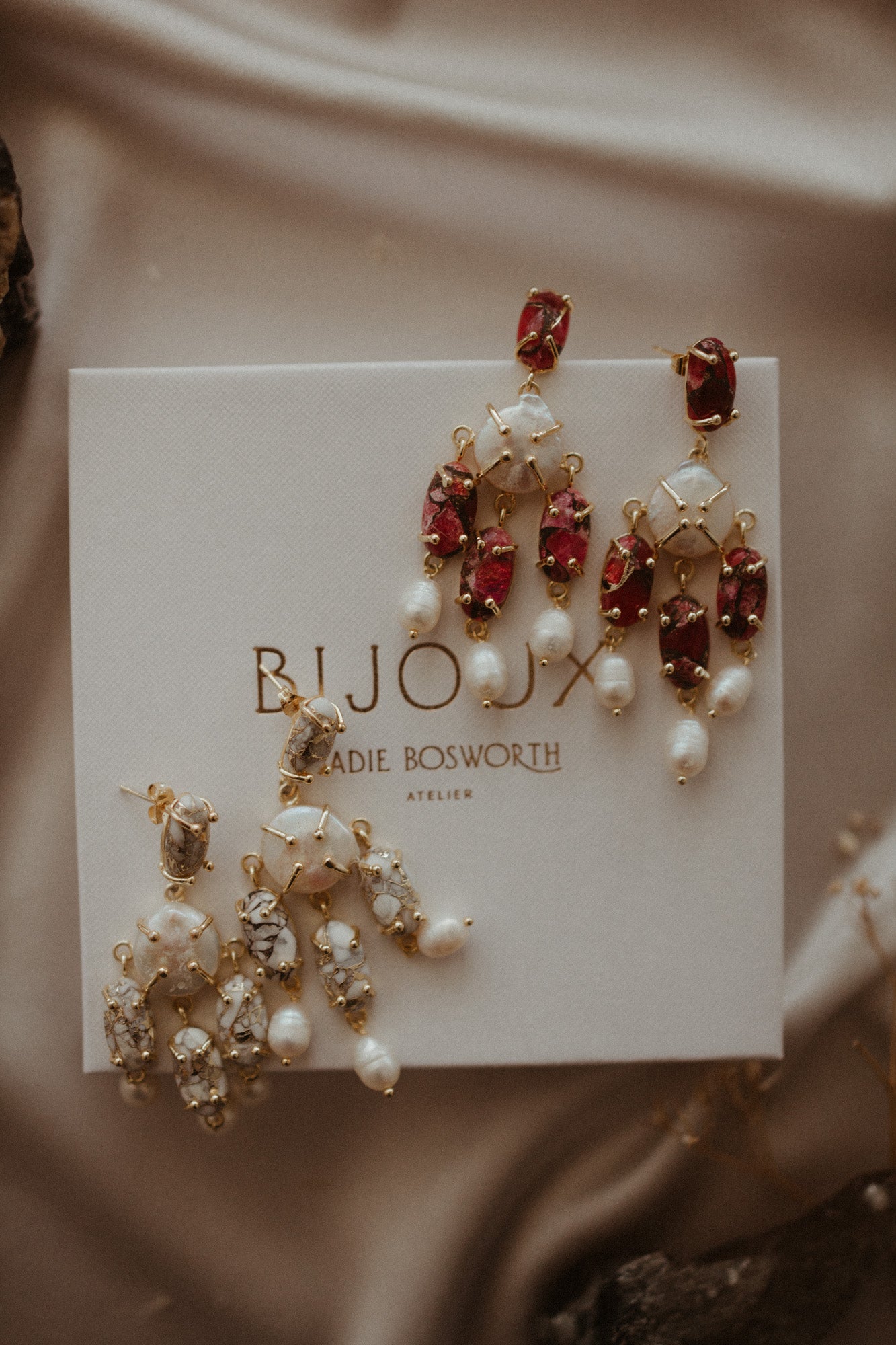 Ara Ruby Earrings | Earrings | Sadie Bosworth Atelier