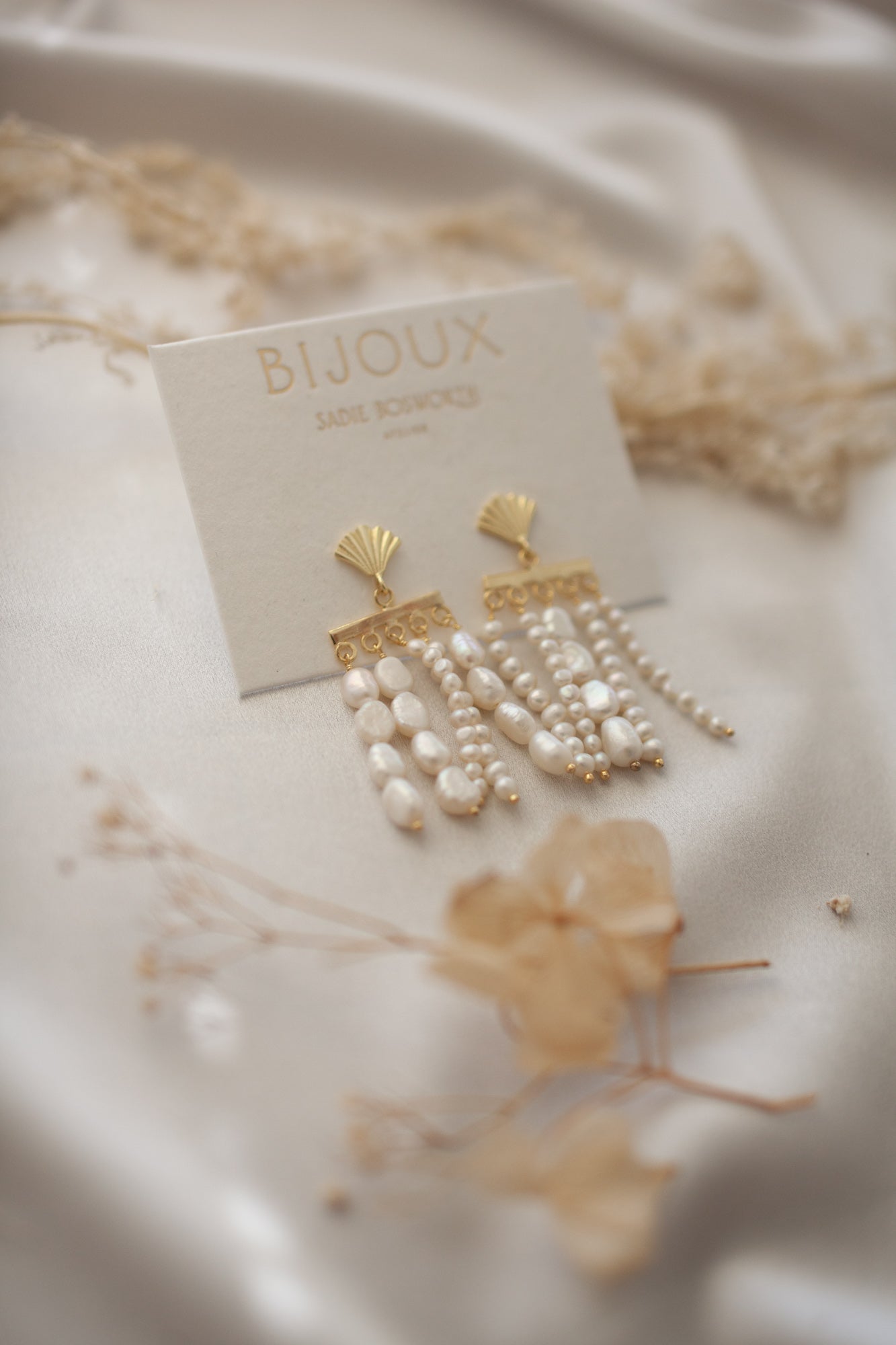 Adonis Chandelier Earrings | Earrings | Sadie Bosworth Atelier
