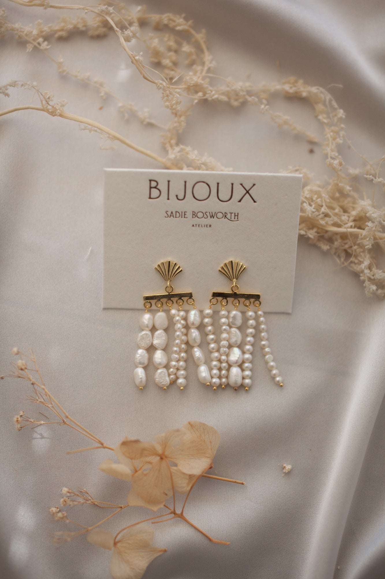 Adonis Chandelier Earrings | Earrings | Sadie Bosworth Atelier