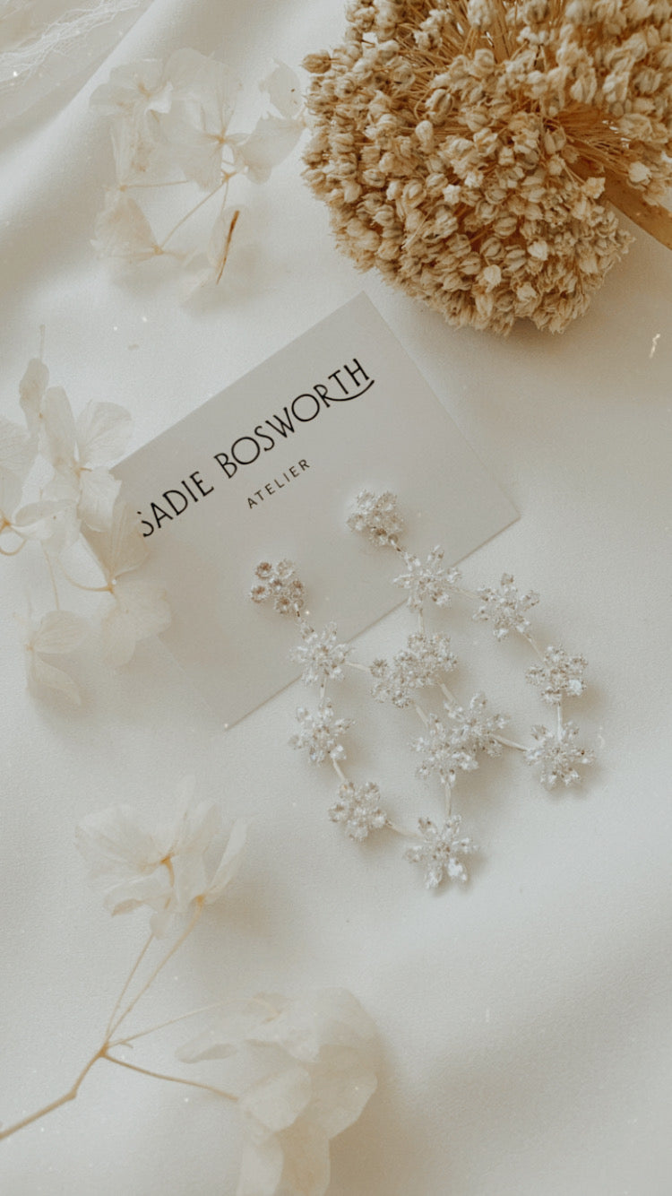 Magnolia Earrings | Earrings | Sadie Bosworth Atelier