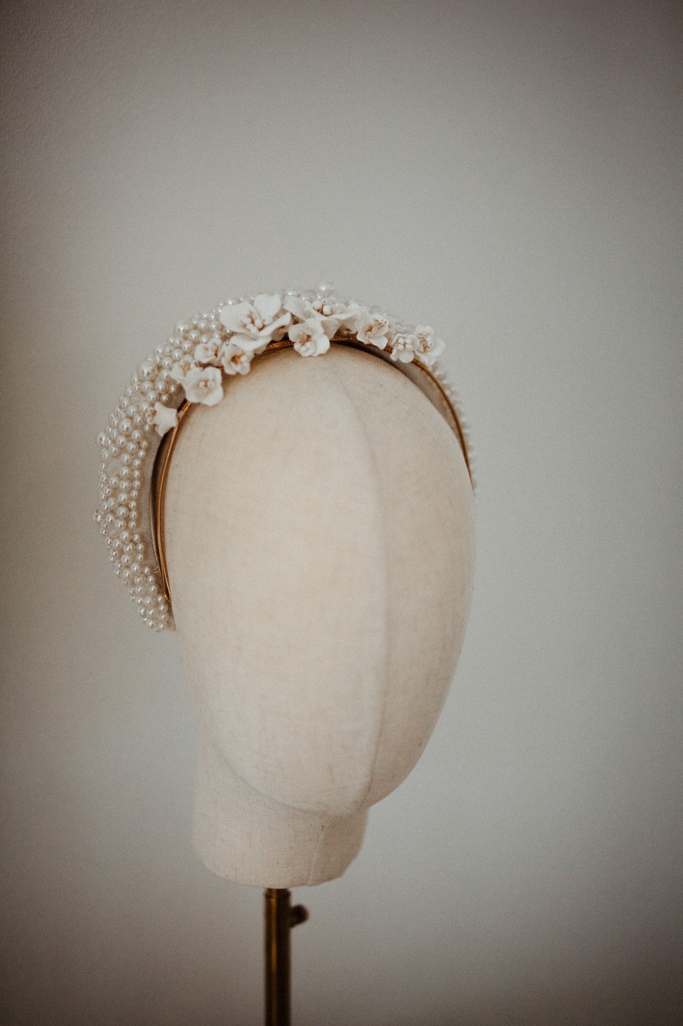 Violet Porcelain Headpiece | Headpiece | Sadie Bosworth Atelier