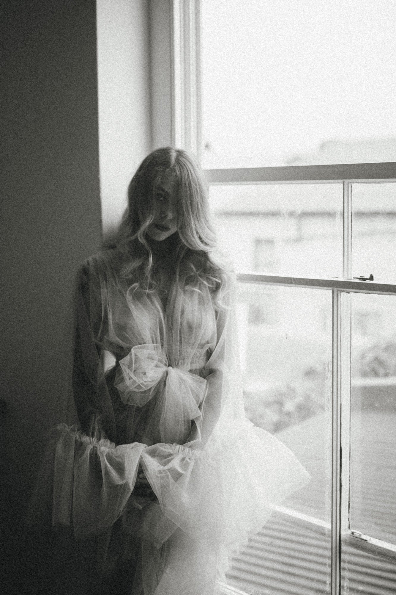 Ivory Tulle Robe | Gown | Sadie Bosworth Atelier
