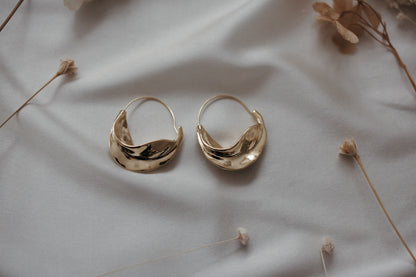 Astra Textured Hoops