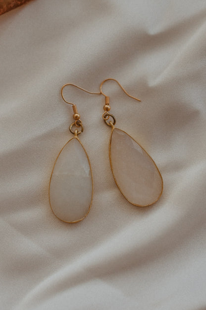 Delilah Chalcedony Stone Earrings