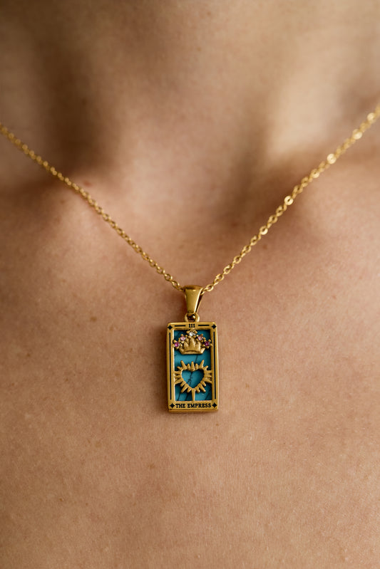 The Empress Tarot Card Necklace