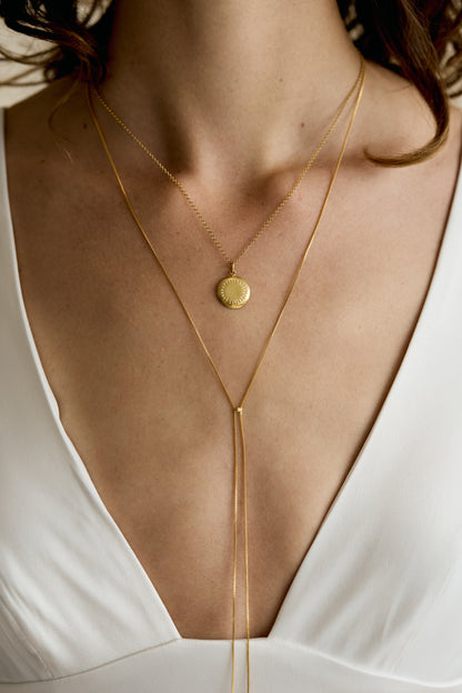 Solar Necklace Gold