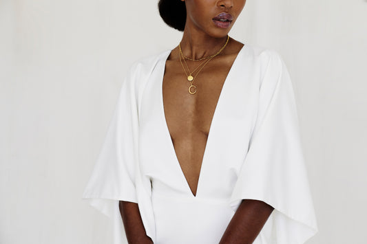 Solar Crescent Necklace Set | Necklaces | Sadie Bosworth Atelier