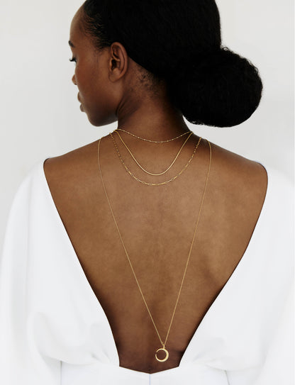 Crescent Moon Necklace | Necklaces | Sadie Bosworth Atelier