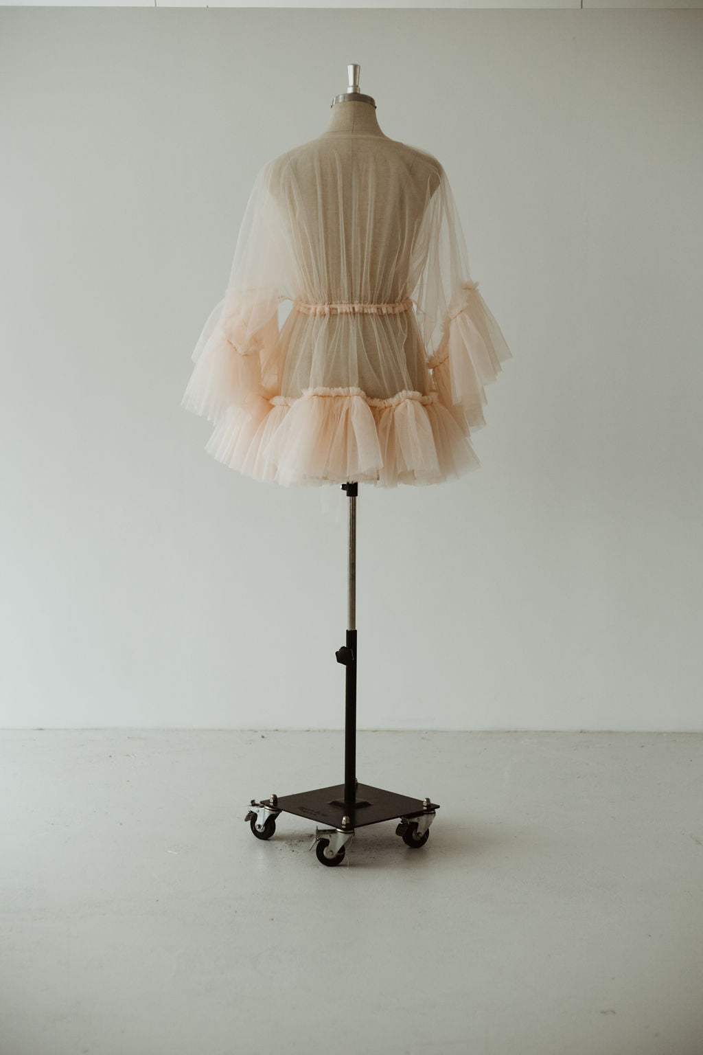 Blush Tulle Robe Mini | Gown | Sadie Bosworth Atelier
